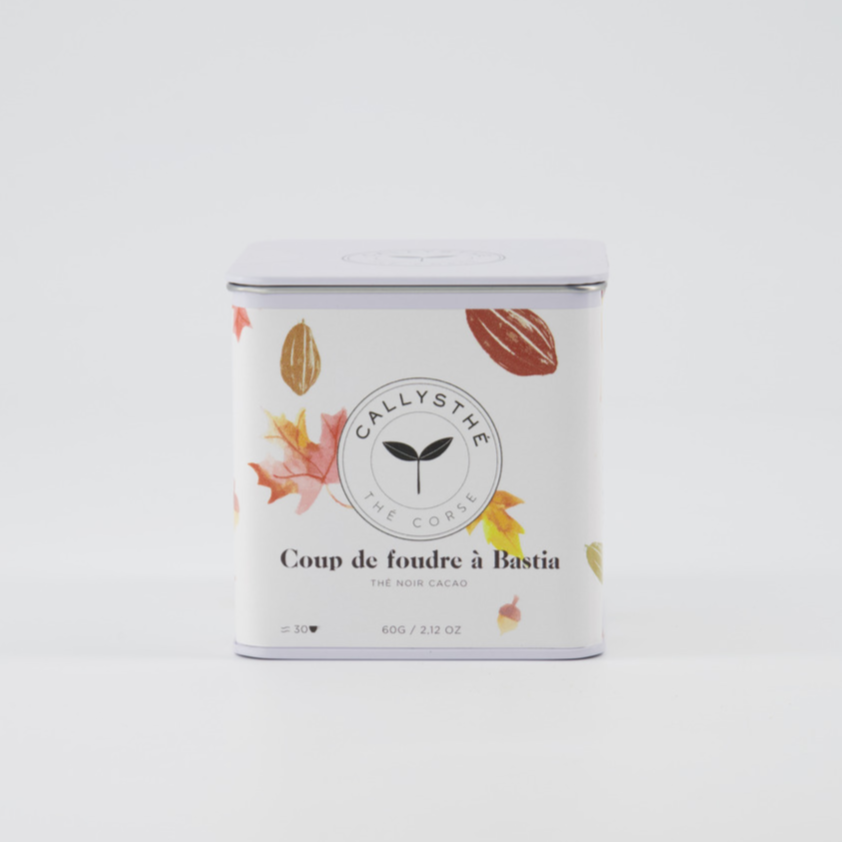 Coup de foudre à Bastia - black tea, cocoa, mint.