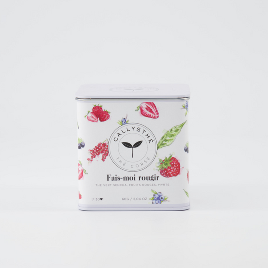 Fais moi rougir - Thé vert sencha, fruits rouges, myrthe