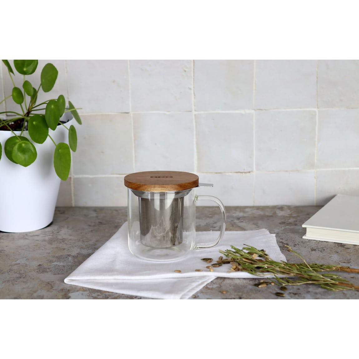 Borosilicate glass teapot 300 ml