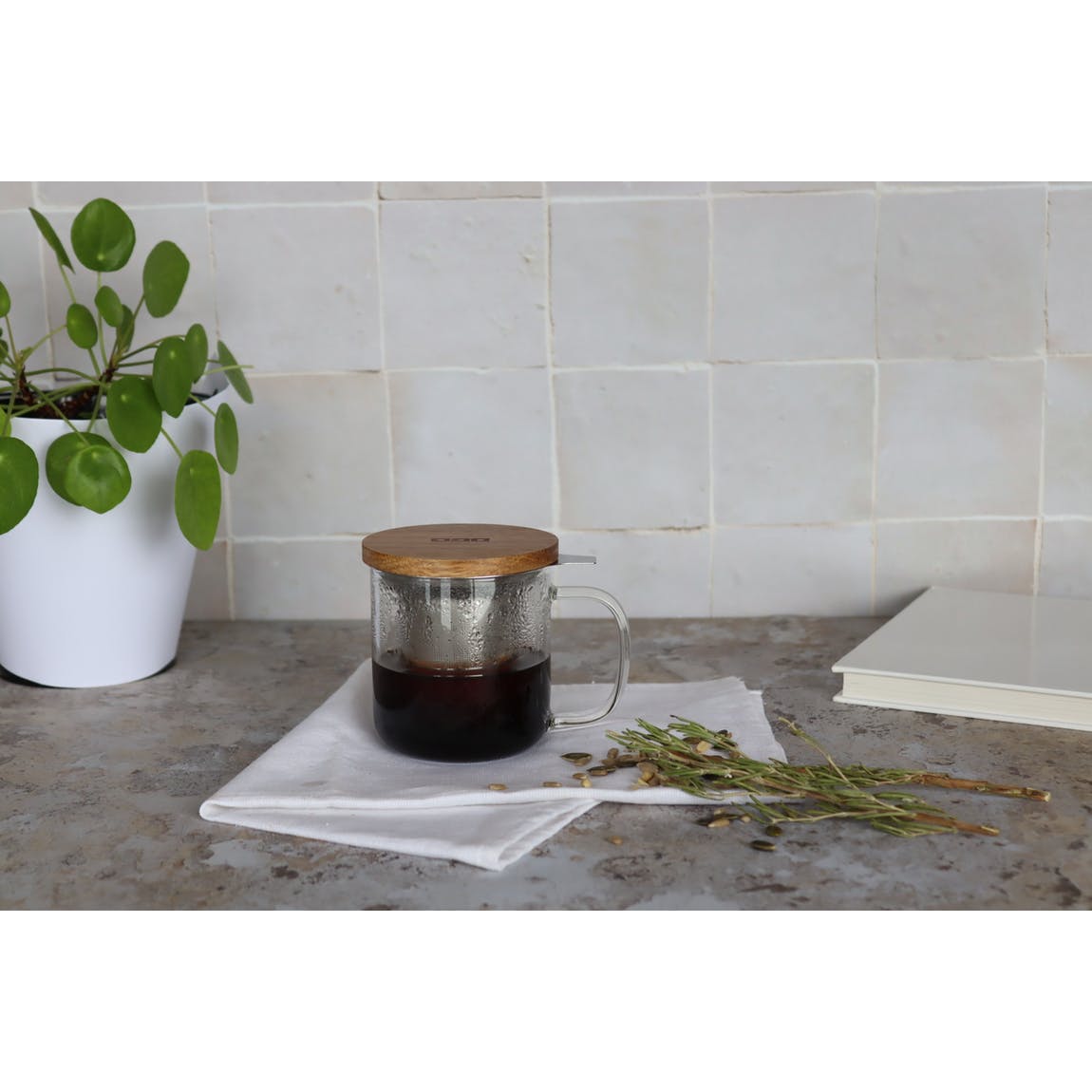 Borosilicate glass teapot 300 ml