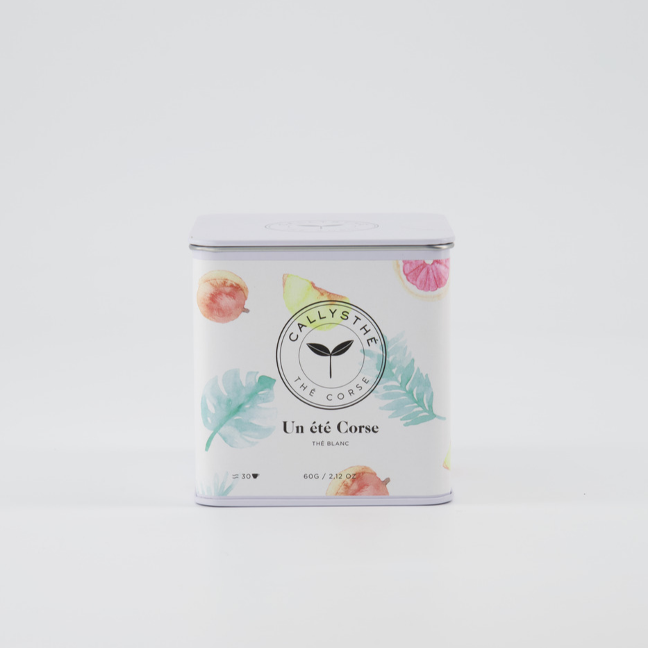 Un été en Corse - Green tea, white tea, hibiscus, peach, apricot