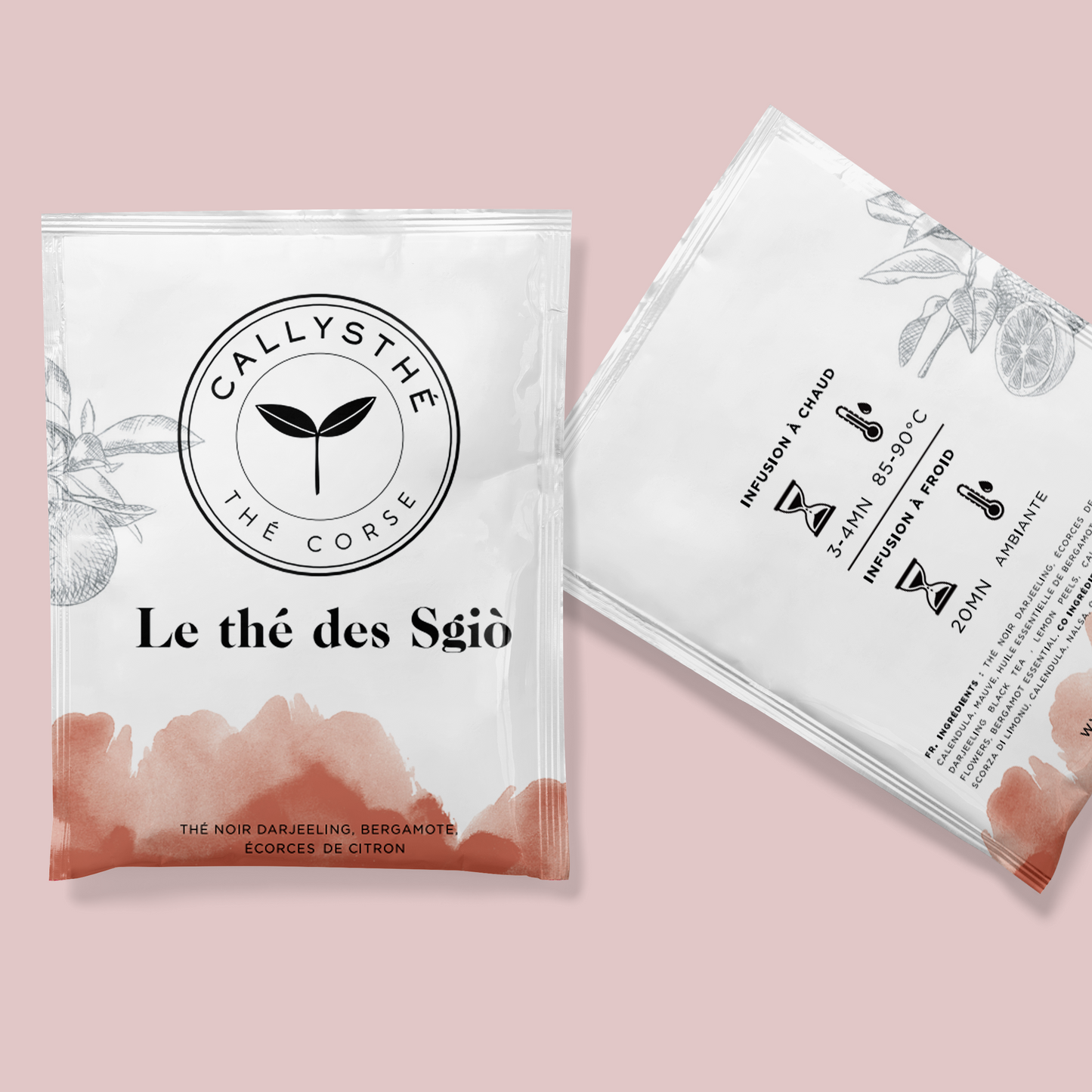 Le thé des Sgiò - Darjeeling black tea, bergamot, lemon