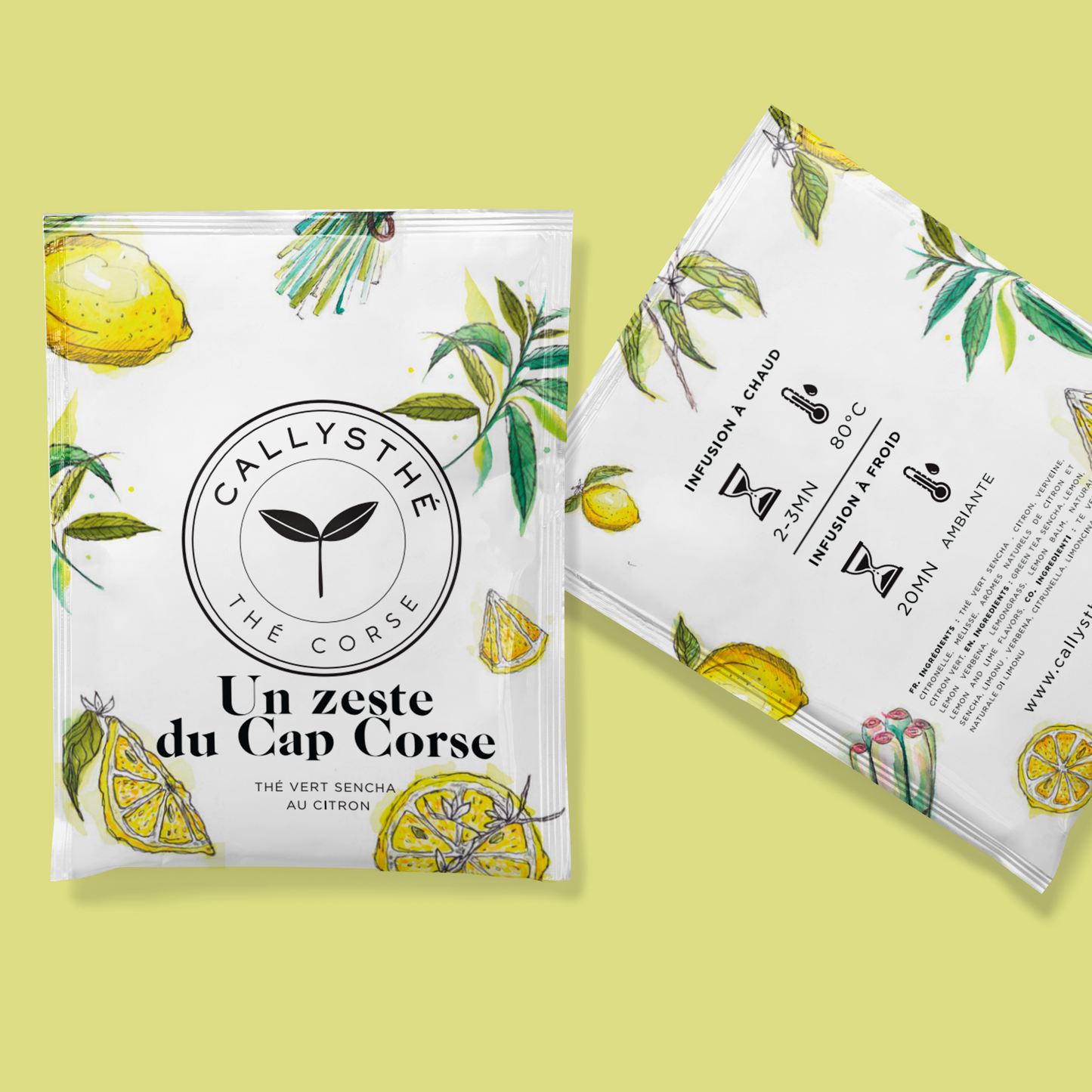 Un zeste du Cap Corse - Sancha green tea, lemon, verbena