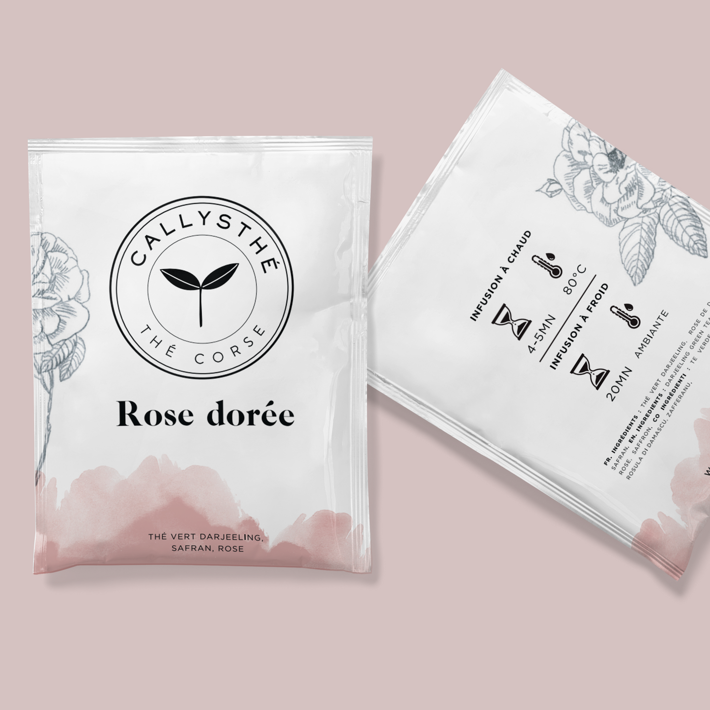 Rose Dorée - Green tea, saffron, rose