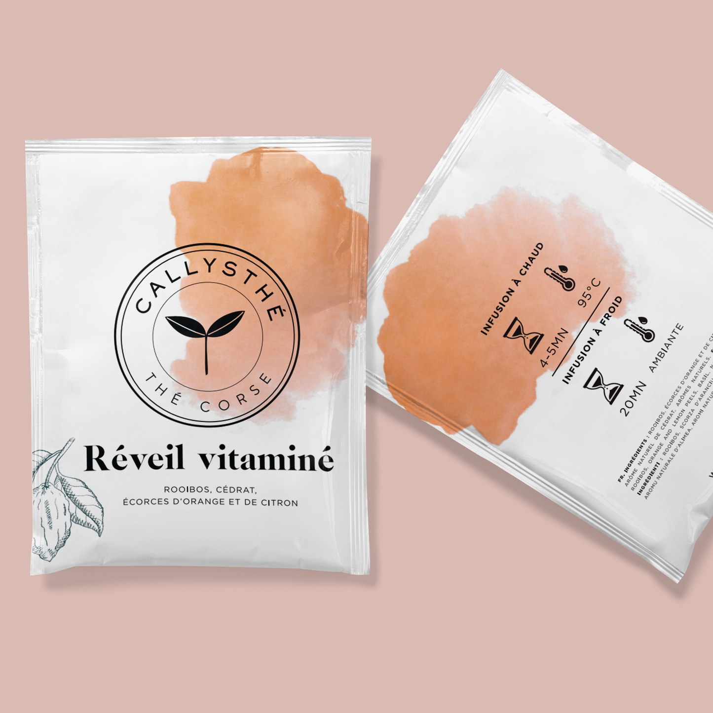 Reveil Vitaminé - Rooibos, lemon, basil, orange