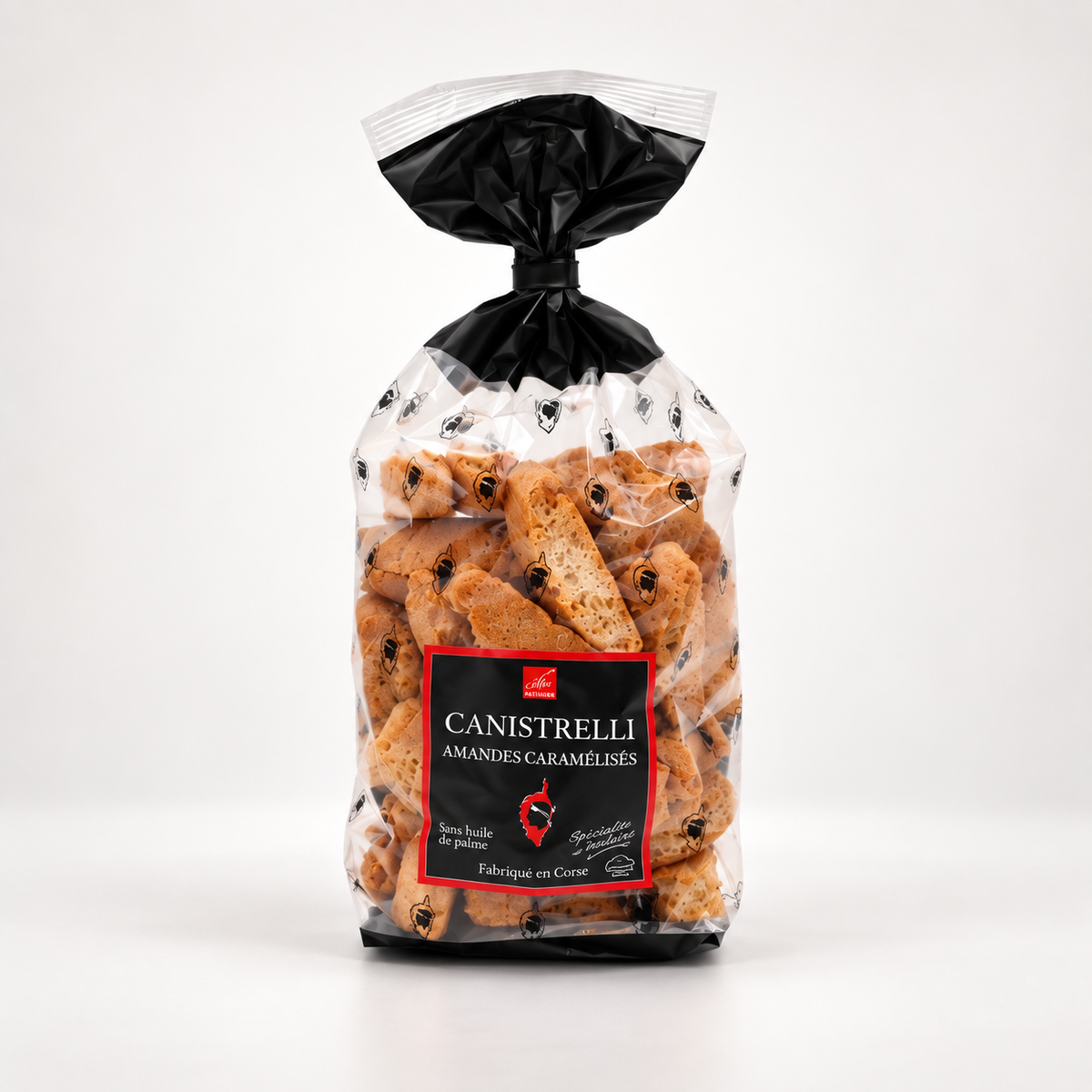 CANISTRELLI AUX ÉCLATS D'AMANDES CARAMÉLISÉES - BISCUITS CORSES 250g