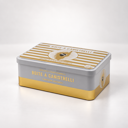 "GOLD" ZUCKERDOSE - KLASSISCHE CANISTRELLI 350G