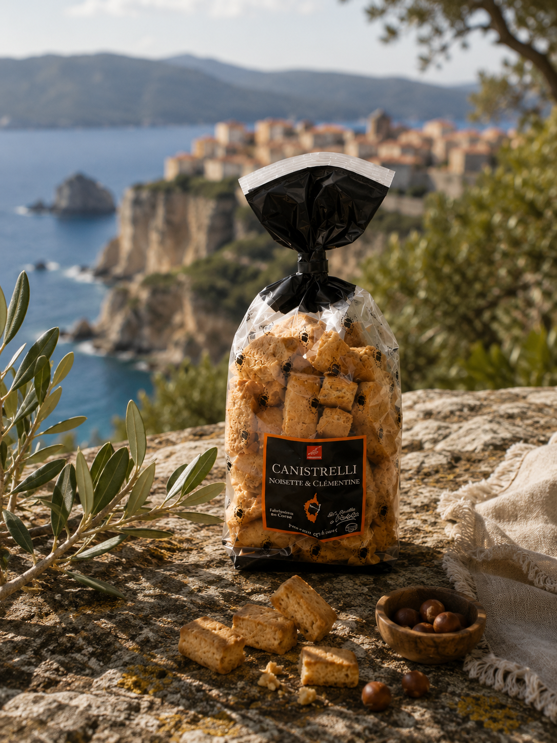 CANISTRELLI AUX ÉCLATS DE NOISETTES ET A LA CLÉMENTINE nature