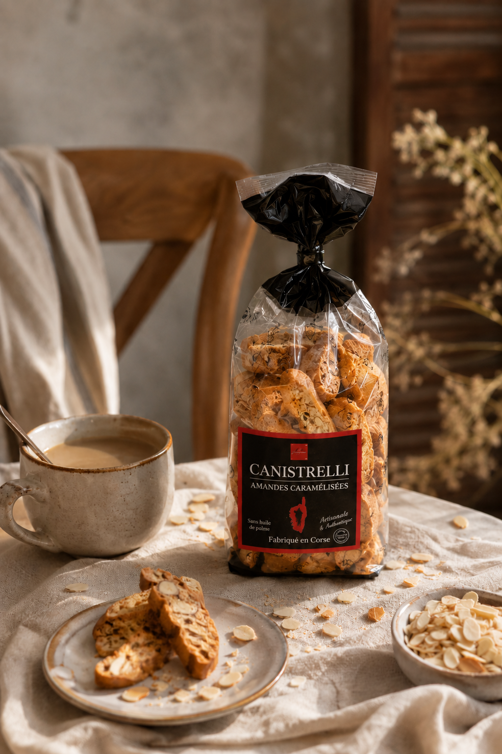 situation CANISTRELLI AUX ÉCLATS D'AMANDES CARAMÉLISÉES 