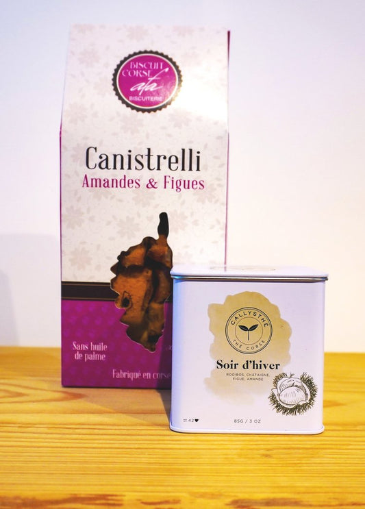 Pack Thé & Canistrelli Amandes et Figues