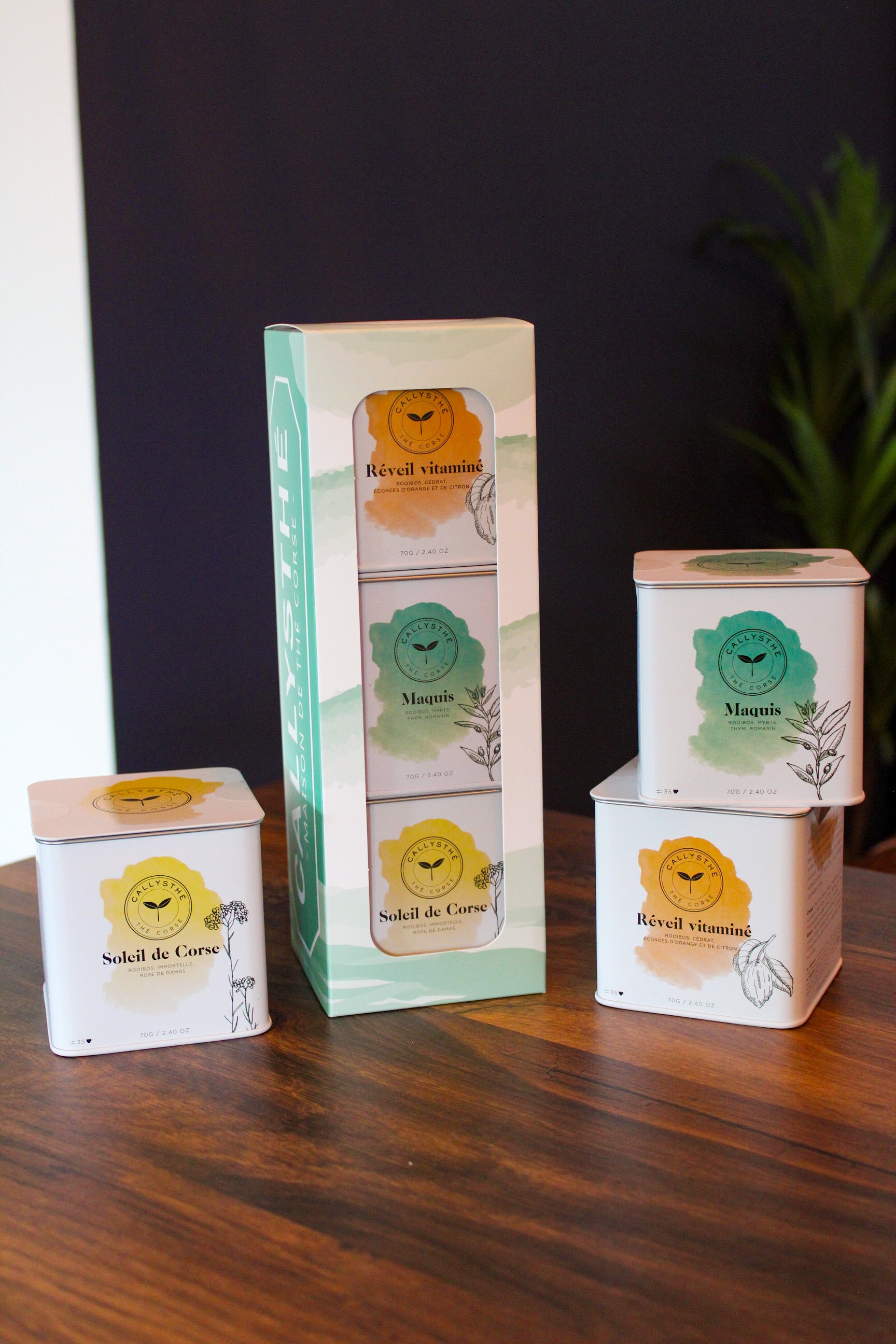 Callysthé - Coffret 3 thés 