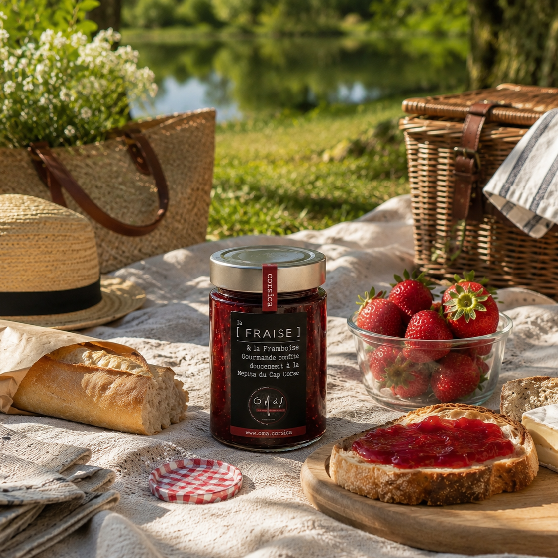 Confiture Fraise, Framboise situation