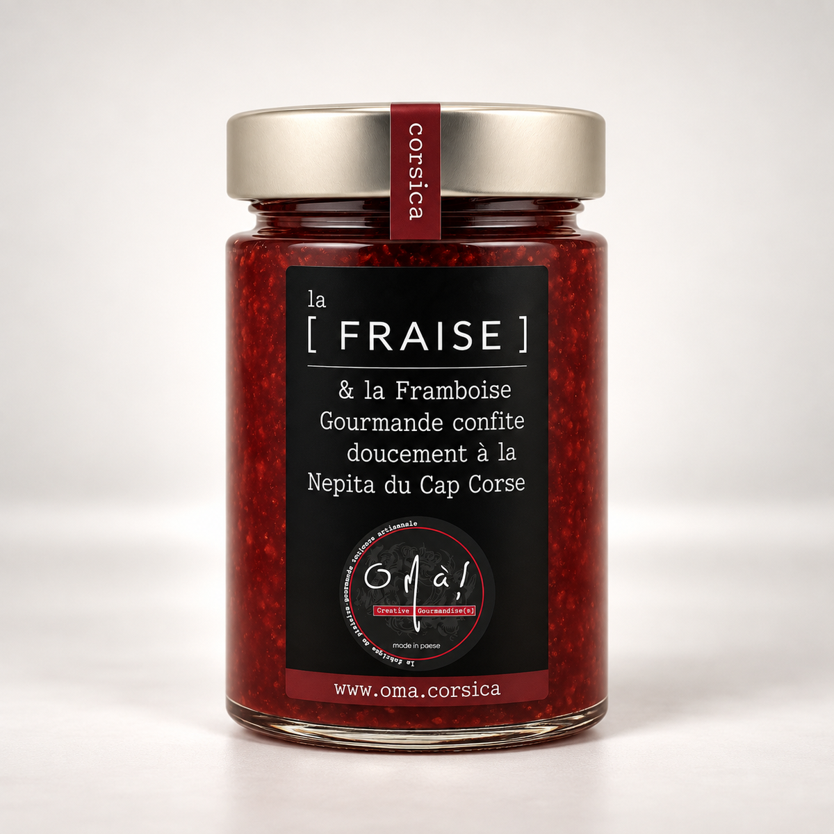La Fraise - Strawberry and Raspberry Jam with Wild Corsican Nepita
