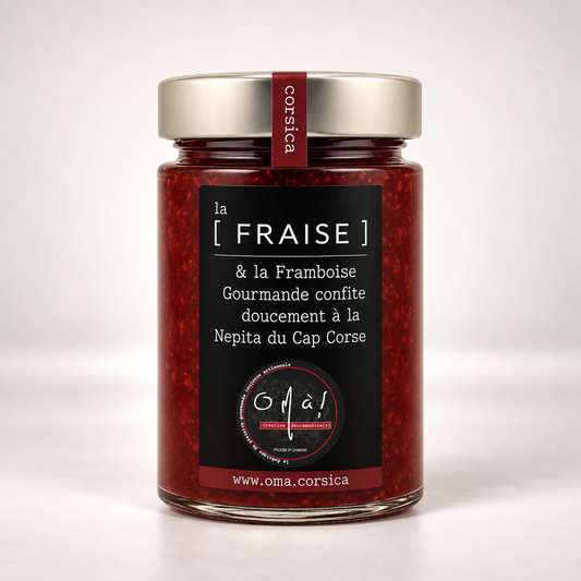 La Fraise – Confiture Fraise, Framboise & Népita Sauvage Corse