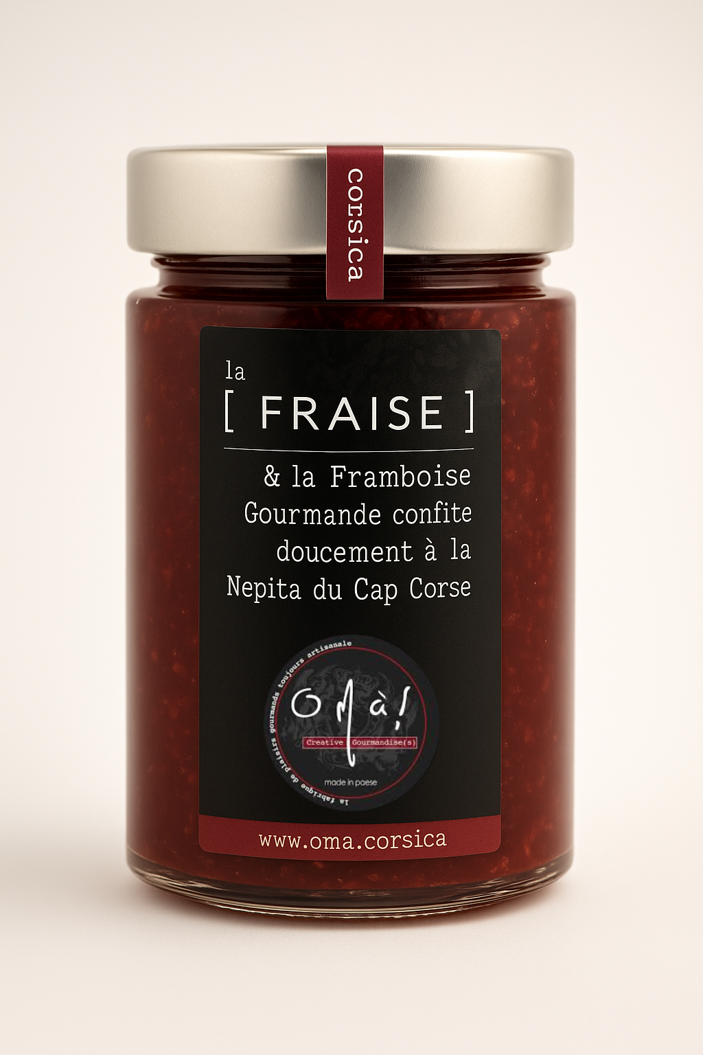 La Fraise - Strawberry and Raspberry Jam with Wild Corsican Nepita