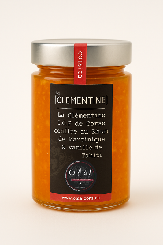 La clémentine - Confiture de clémentine, rhum et vanille