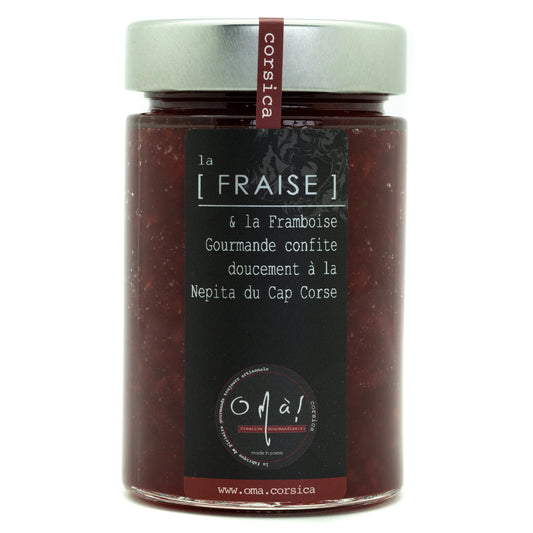 La Fraise - Erdbeer-Himbeer-Marmelade mit wilder korsischer Nepita