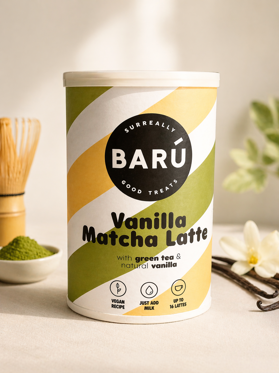 photo Baru vanilla matcha latte 