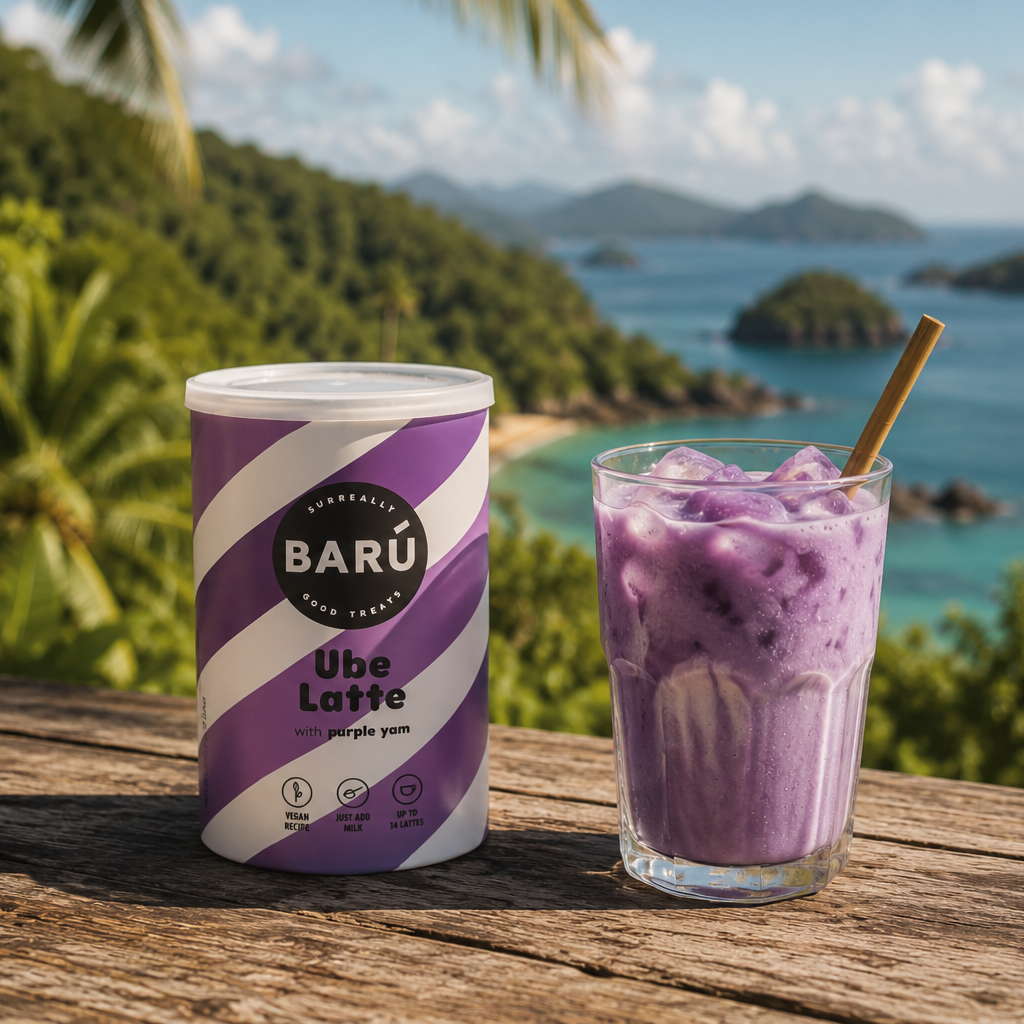 Ube Latte BARÚ – Préparation instantanée 250g
