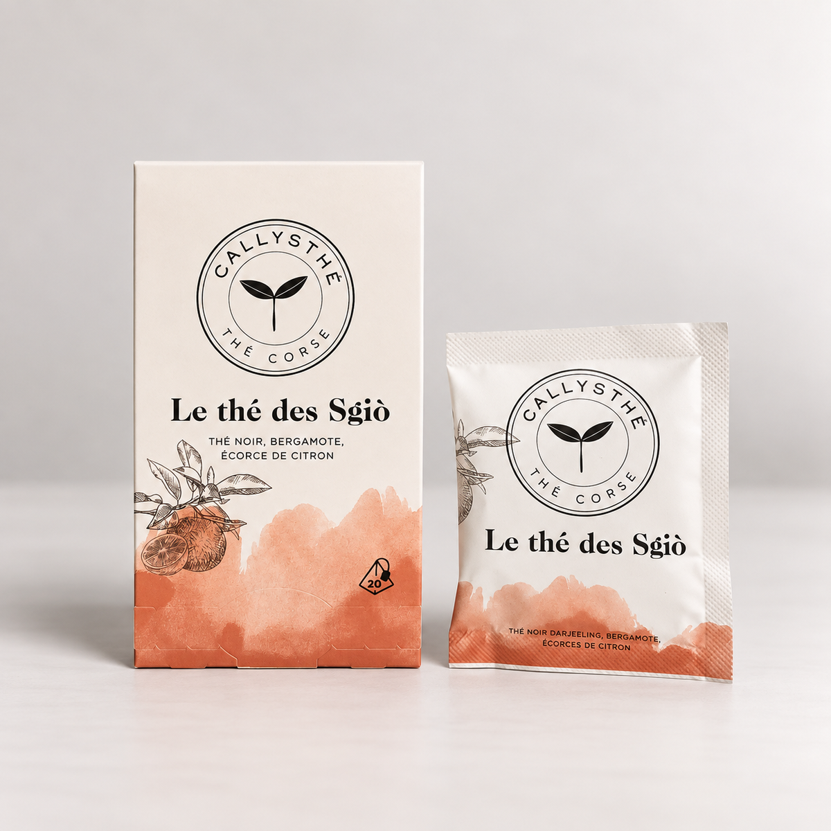 Le thé des Sgiò - Darjeeling Schwarztee, Bergamotte, Zitrone