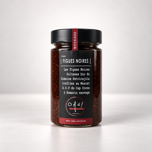 LES FIGUES NOIRES - CONFITURE CORSE AUX FIGUES NOIRES ET MUSCAT DU CAP CORSE