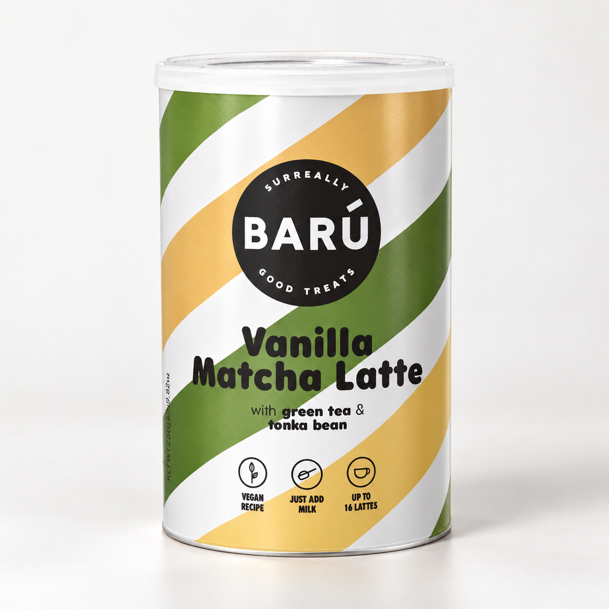 Vanilla Matcha Latte BARÚ – Préparation instantanée 250 g