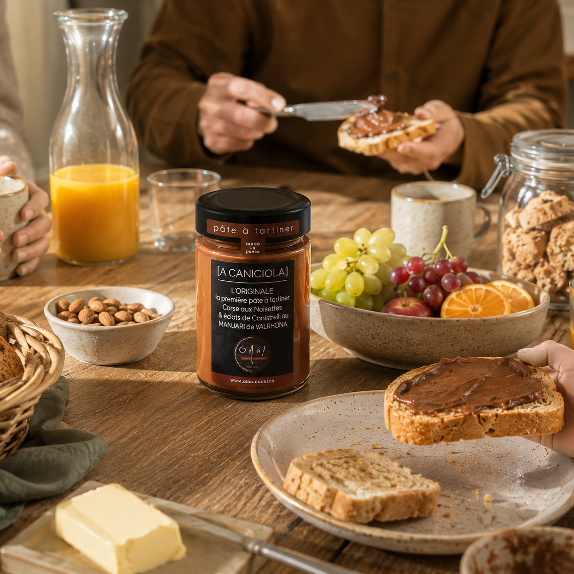 Pâte à Tartiner Noisette & Éclats de Canistrelli