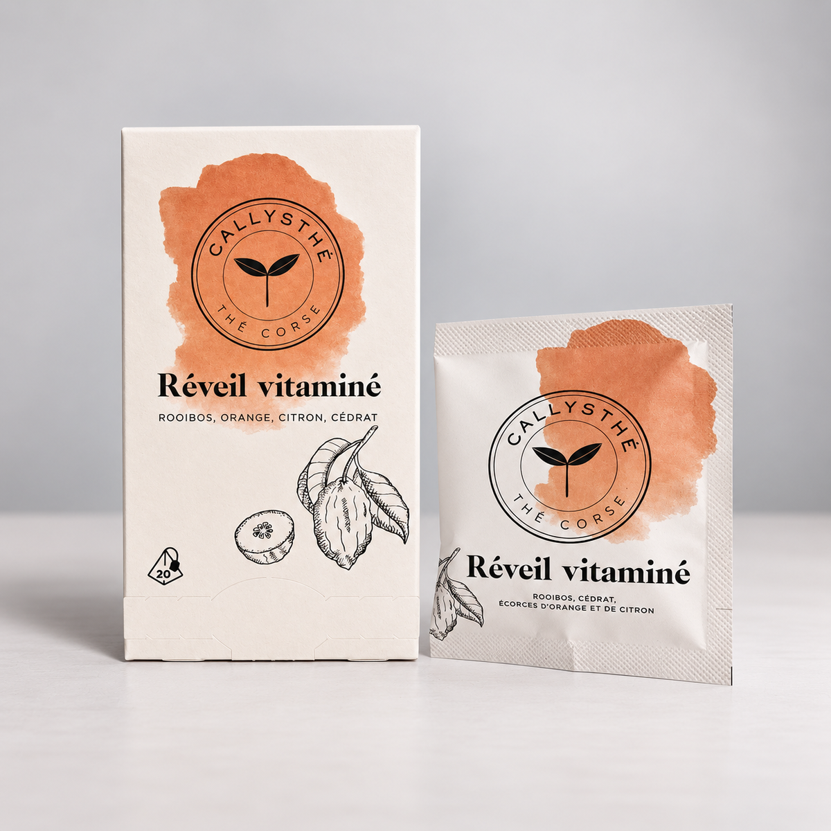 Reveil Vitaminé  - Rooibos, Zitrone, Basilikum, Orange