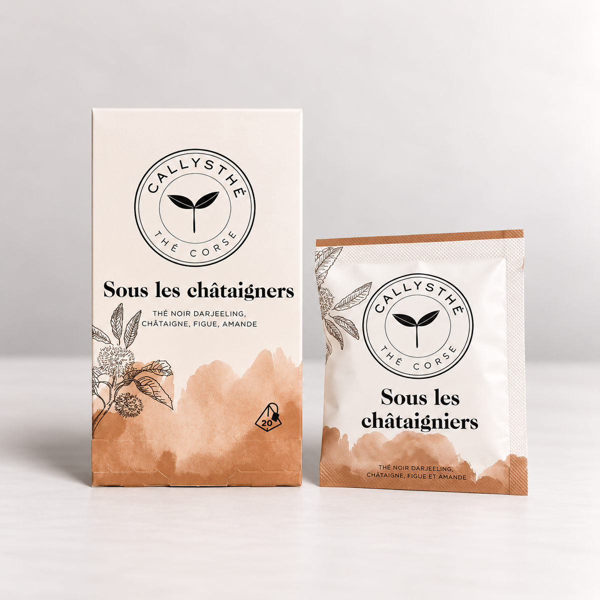 Sous les Châtaigniers - Darjeeling Schwarztee, Kastanie und Feige