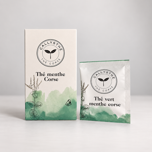 Thé Vert Menthe – Thé Vert Sencha Menthe & Népita Corse