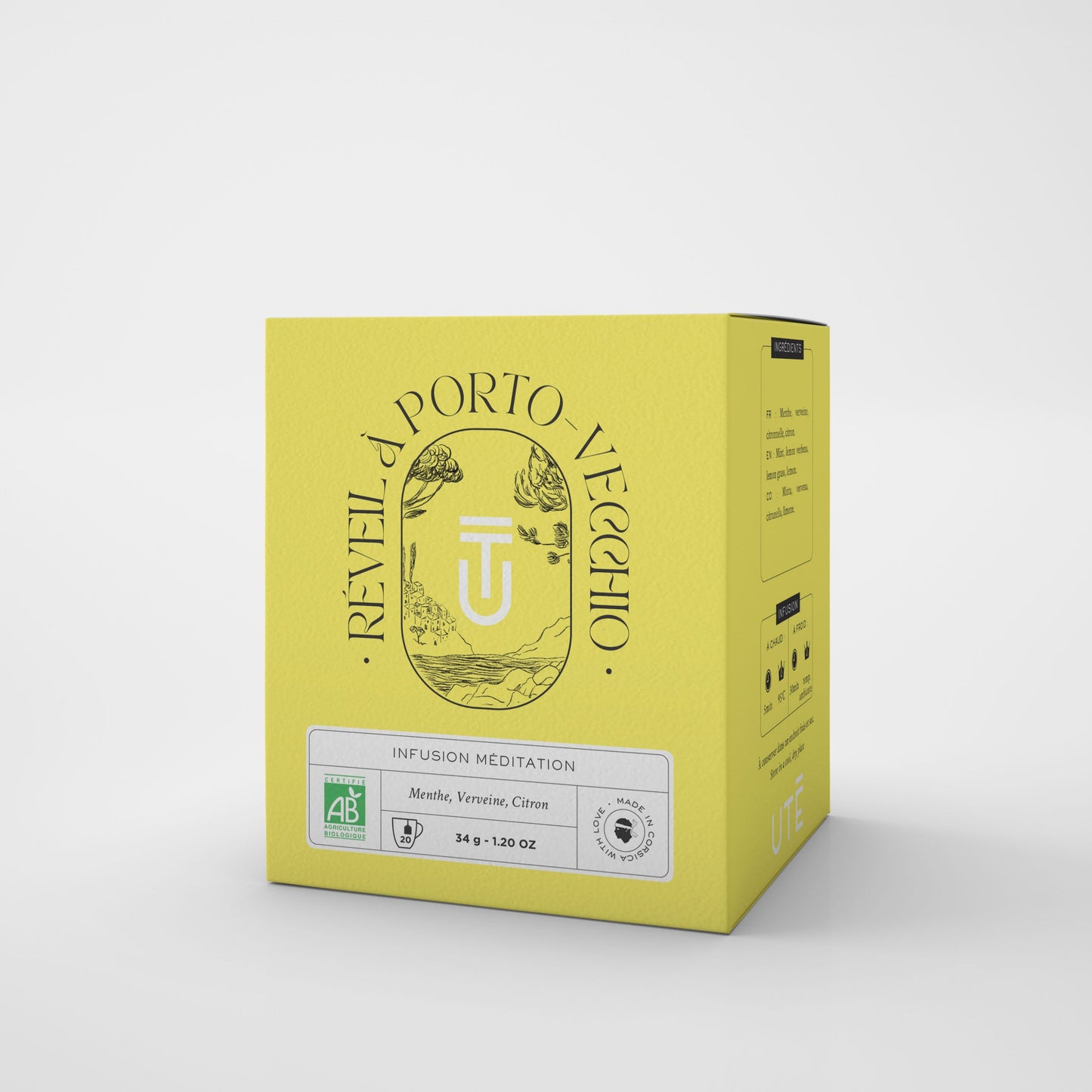 UTÈ - Réveil à Porto Vecchio - Infusion méditation - BIO
