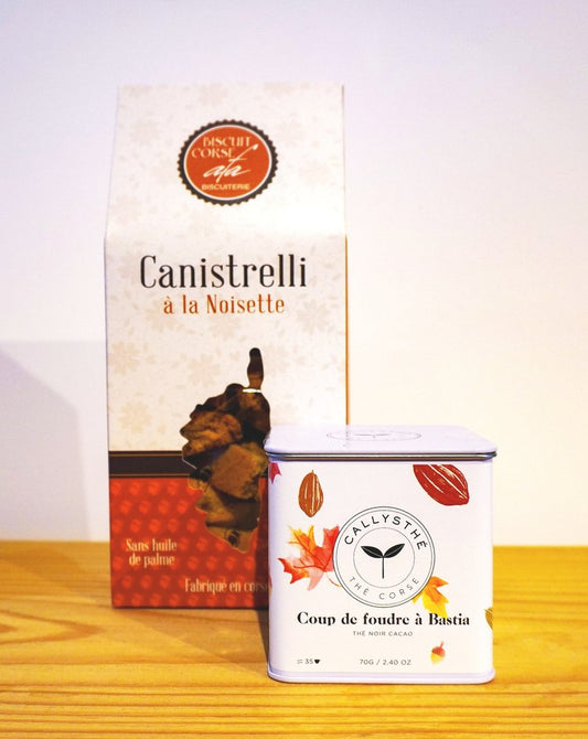 Tee- und Canistrelli-Haselnusspaket 