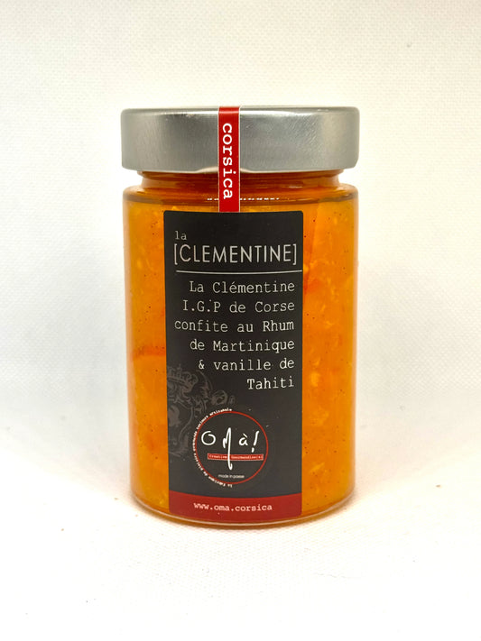 La clémentine - Confiture de clémentine, rhum et vanille