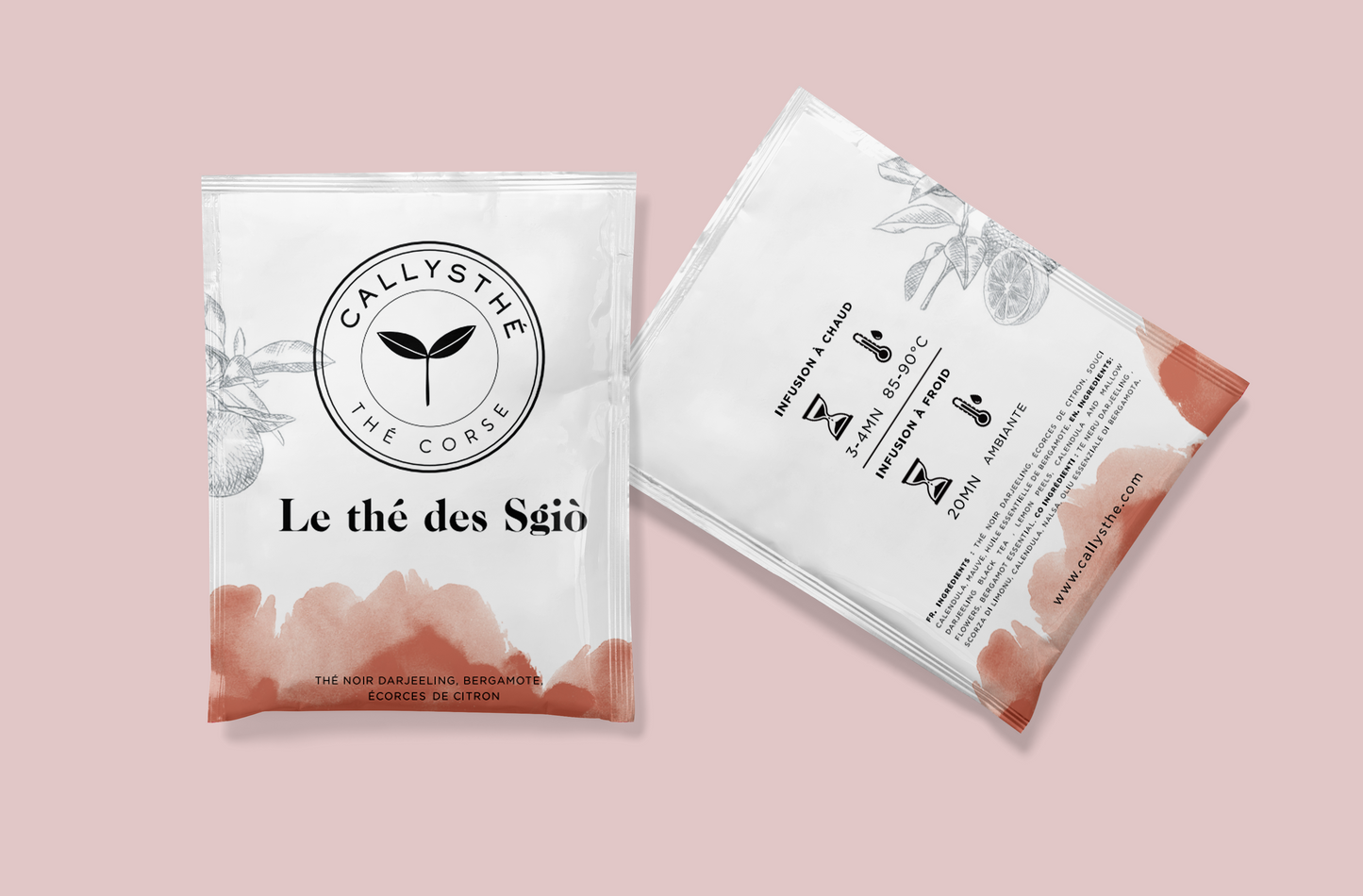 Le thé des Sgiò - Darjeeling Schwarztee, Bergamotte, Zitrone