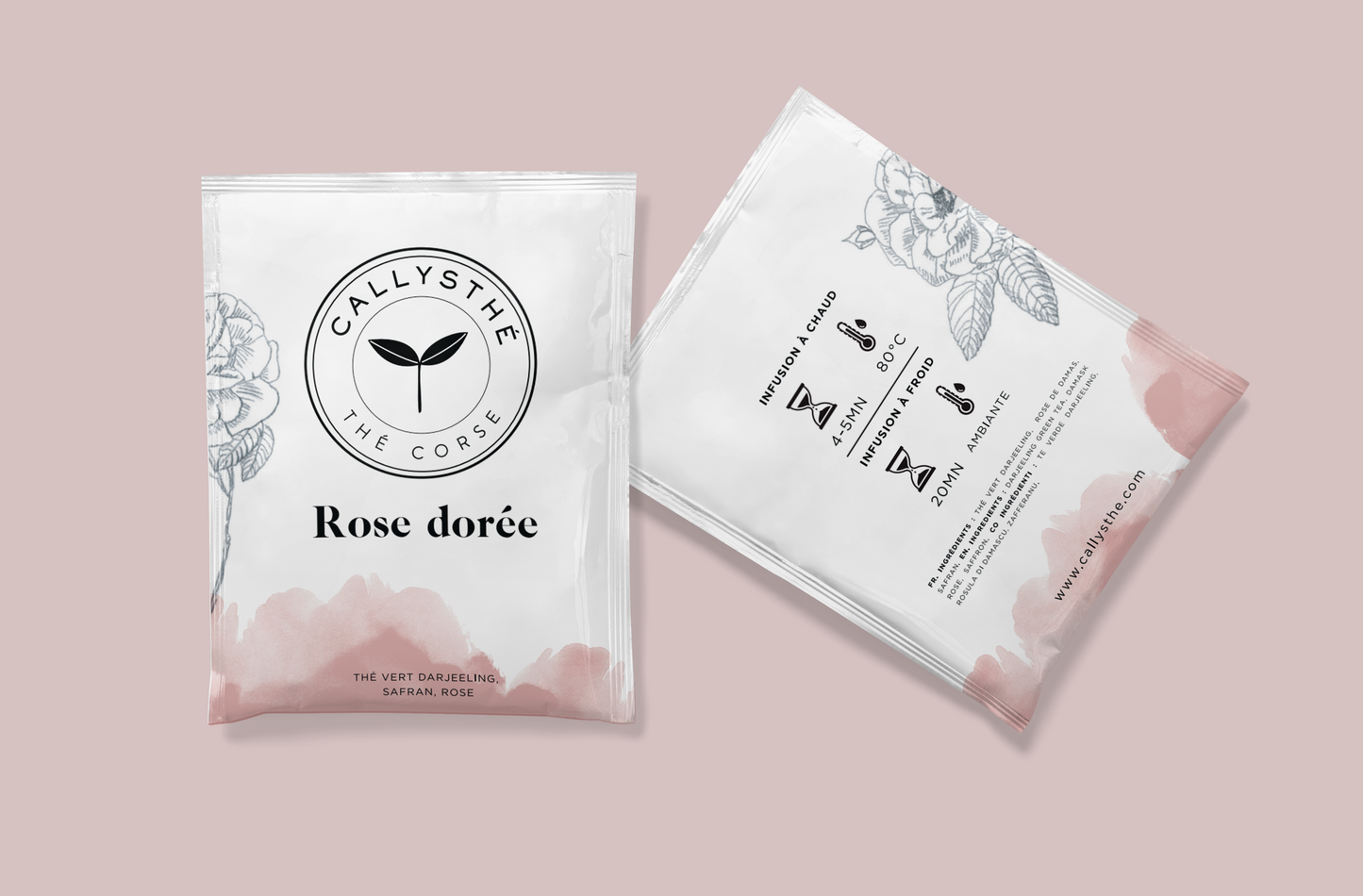 Rose Dorée - Thé vert, safran, rose